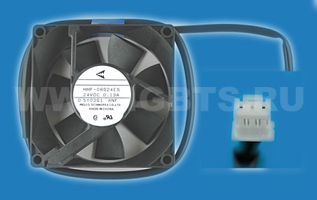 Melco Technorex Fan 2-wire no sensor .13A 24V Replaced MMF-08D24ES-RNF Replaced ASF865A2401