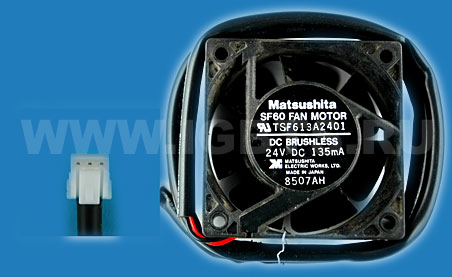 Вентилятор Matsushita Fan 2-wire no sensor 135mA 24V Replaced by MMF-06D24DS-A17(Melco)