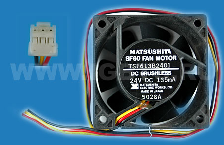 Вентилятор Matsushita Fan 3-wire with sensor 135mA 24V Replaced by MMF-06D24DS-RC7 (Melco)